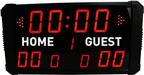 WaiDXn 14/24s Shot-Reloj LED Puntuación de Marcador Digital electrónico for Baloncesto Baseball Fútbol Multisport Temporizador