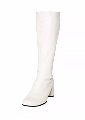 Ladies Womens Fancy Dress Party GO GO Boots 1960s & 1970s Retro Sizes 3-12