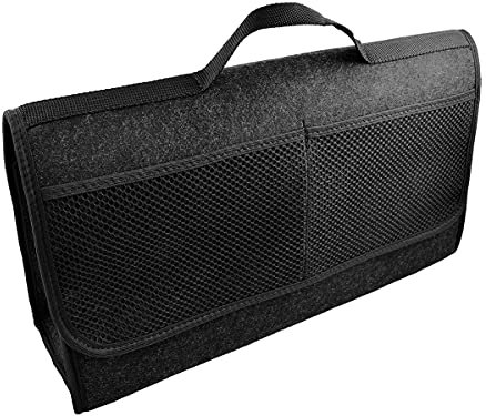HOALTE Gepäcktasche 48 x 25,5 x 15,5 cm, Boot-Organisator, Auto Organizer, Kofferraum, Tasche, Klettverschluss, Geräumig, Komfortabel