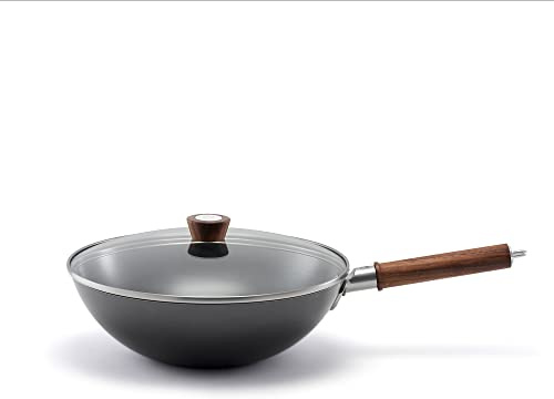 ZWILLING Dragon 12-inch Carbon Steel Wok with Lid