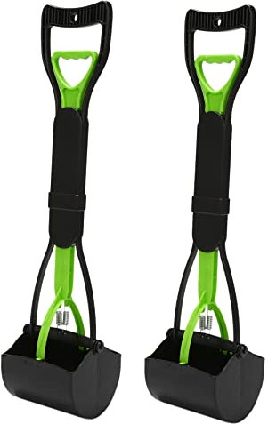 KVSERT 2x Pooper Schaufel für Hundekotschaufel mit langem Hundekot -Pet Kieferschaufel ohne Geruch