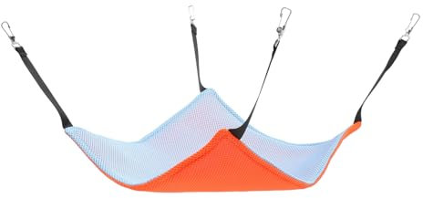 CIYODO Hamaca Colgante para Gatos Cama Acolchada Transpirable para Jaulas y para Interior y Exterior Mediano