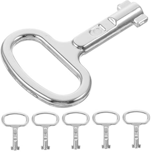 CIYODO 6 Pièces clé d'armoire électrique clé triangle de sécurité MS coffret electrique radiateurs de purge de plomberie s de radiateur pour la purge d'aluminium