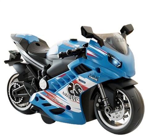 Spielzeugmotorrad - Angetriebenes Spielzeugmotorrad - Motorrad mit Ton und Licht | Motorrad-Spielzeugset | Mini-Lernspielzeug mit Licht- und Soundeffekten für Kinder,