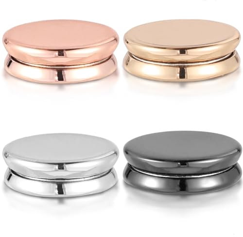 Hijab Magneten,4 Stück Mehrzweck Brosche ohne Nadeln Stark Hijab Magnete Vielseitig Einsetzbar Bunt Magnetischer Schalverschluss Nadellose Brosche Hijab Nadeln Knöpfe für Frauen Mädchen