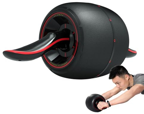 Ruota di Esercizio per Addome | Rullo Addome Macchina Core - Allenatore Automatico per Apparecchio di Allenamento Addominale di Forza, progettato per Uomini e Donne, Uso