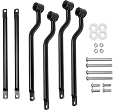 Parliky Soporte para Maletas Laterales de Moto Soporte de Resistente Accesorio Práctico para Motocicletas Montaje Fácil y Durable