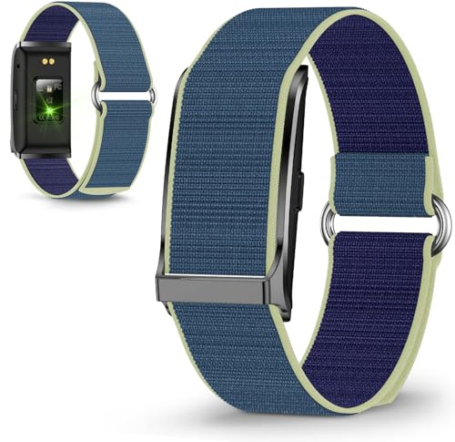 Yanmis Health Fitness Tracker, Pulsera Inteligente Portátil para Hombres, 127 Modos Deportivos, Monitor de Sueño, 10 M a Prueba de Agua, Recordatorio de Llamadas, Despertador, Control (Blue)