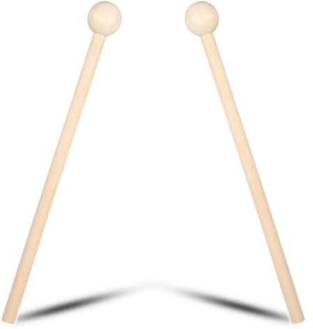 2Pcs Wooden Drum Sticks Glockenspiel Mallets Percussion Sticks for Xylophones, Glockenspiels & Drums Gifts for Music Starters Lovers