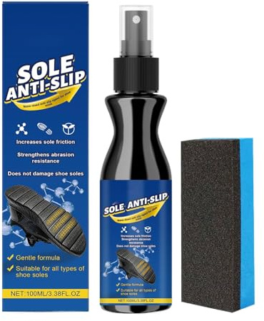 Skogreppspray - 100 ml halkfri skospray | Greppmedel för utomhusskor, för fotboll, badminton, dansträning, prestanda, V