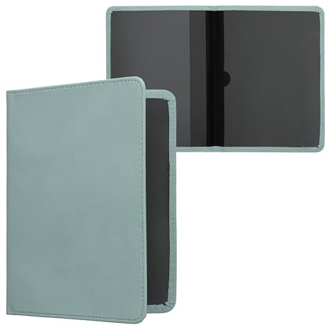 kwmobile Funda permiso de circulación coche - De piel nobuck de imitación - Para documentos 10.5 x 14.8 CM doblados