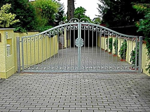 Gartentor Hoftor Einfahrtstor Metall Monaco-GT300/100/40S Feuer Verzinkt 25 Jahre Garantie 3m 300 cm breit Doppelflügeltor