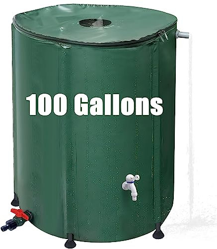 Rain Barrel, Rain Water Collection Barrel, Collapsible rain Barrel, Portable rain Barrel, with Filter rainwater Collection Container