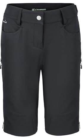 Jeff Green Damen Elastische Schnell Trocknende Kurze Leichte Fahrrad Outdoor Funktions Shorts Darla, Farbe:Black, Größe:42