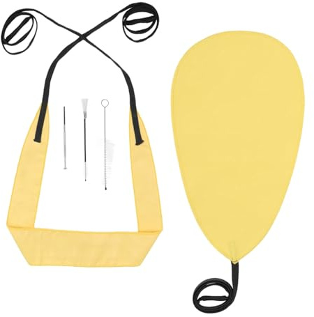 Kit di Pulizia Portatile per Clarinetto per Sassofono, Cura Efficace, Kit di Panno per Pulizia per Sassofono con Custodia per il Trasporto, Kit di Pulizia per Sassofono per