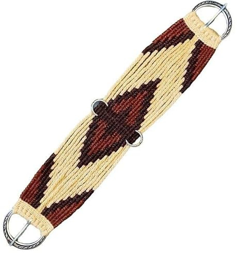 CHEVAL's Premium Horse Western Cinch en laine mohair Western 81,3 cm – Sangle de selle respirante avec boucles en acier inoxydable – Équipement équestre durable et confortable – Idéal pour
