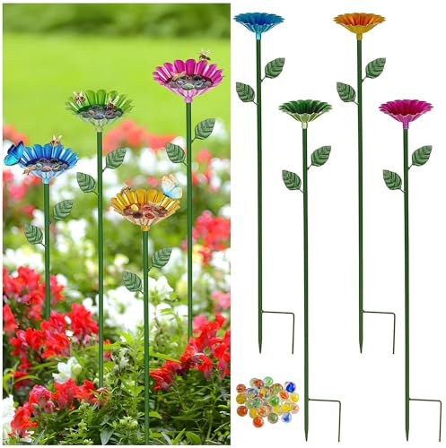 4 styck Bina Insektsdricksglas, Binadrickare, Insektsdrickare Trädgård, Binadrickare för Trädgården, Bina Vattenmatare, Torstiga Pollinatorer Behöver Dryck för Trädgårdsgården Utomhus