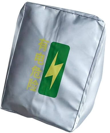 Housse de pluie pour batterie de charge pour véhicules électriques Matériau Oxford durable Ajustement précis pour usage intérieur extérieur Plusieurs tailles Argenté Résiste aux intempéries