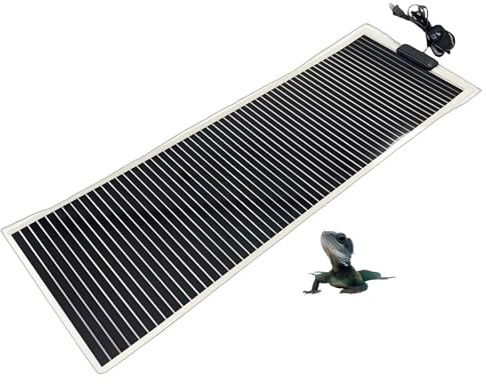 BTSAE Reptile Heat Mat, 45W 31.5x11 inch Reptile Heating Mat, Heat Mat Reptile with Temperature Adjustable, Under Tank Terrarium Heat Pad for Turtle, Snakes, Lizard, Gecko, Plants Seedling Heat Mat