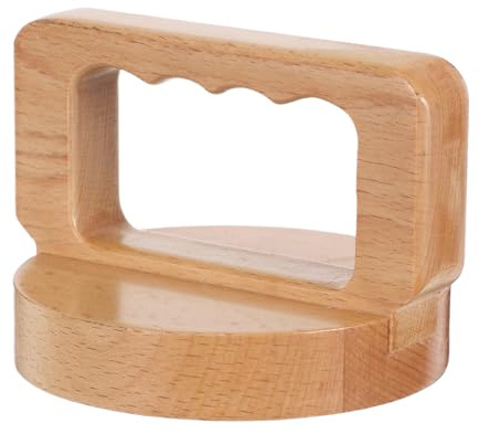 MUELODSIC Strumento di Stampa Baren in Legno per Ragazzo Ragazza con Manico Ergonomico, Accessorio per Linoleografia e Scrapbooking, Forniture Artigianali per Timbratura e Incisione