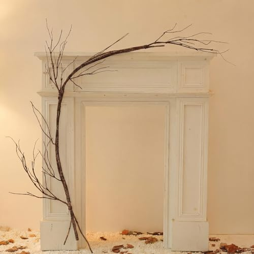 Rivvlive 71 Inch Artificial Tree Branches Large Bendable Faux Twig Branches with Metal Core Fake Wall Hanging Plants for Decoration, Vase, Wall Art, Home Mantel, Wedding Arrangement and DIY Crafts