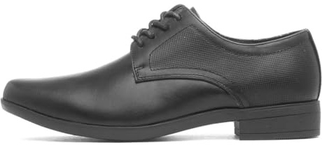 Beckett Boys Black Lace Up Shoe - Size 4 UK - Black