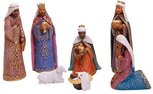 African American Expressions Black Nativity Set – African American Nativity Scene Figurines for Christmas Decor, Faith Family Display, Religious Collection for Home, Mother’s Day Present for Mom
