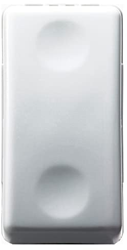 GEWISS - GW20521DY Pulsante Unipolare 250V AC, Na+Na 10A, con Interblocco, Simbolo Su- Giù, 1 Modulo, System White