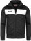 Lonsdale Herren Trainingsjacke schmale Passform ALNWICK, Black/White, 5XXL