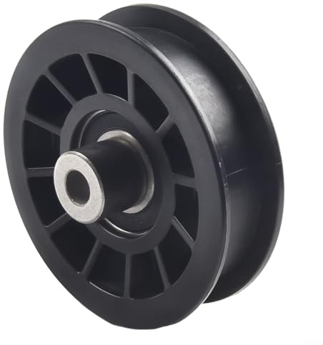 Polea tensora plana para tractor de césped, cortacésped 917287240, tractor 917287461, reemplaza OEM #194327 y 532-194327, negro