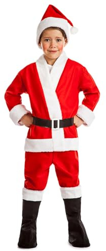Boland - Costume de Père Noël pour enfants 6 pièces, costume de carnaval pour la Saint-Nicolas, Noël ou le carnaval