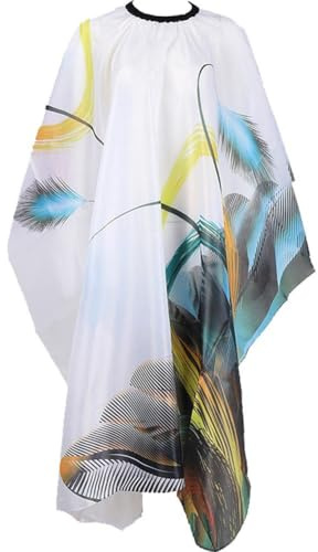 Vobumix Capa De Corte De Pelo De Barbero, De Peluquería Profesional, Capa De Peluquería Impermeable, Capa De Maquillaje De Estilismo para Teñido De Corte De Pelo