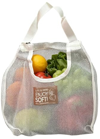 Genérico Farmers Market Tote, återanvändbara livsmedelsväskor, återanvändbara andningsbara nätväskor, hemorganisation för jordbrukare marknad skördekök resor picknick shopping foraging