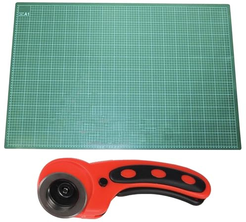 Dapetz® A1 - Alfombrilla de Corte Autocurativa y Rotativa, Tabla Cortar para Cuchillos