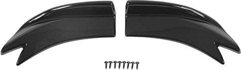 Fydun 1 Paire Aileron de Pare-Chocs Arrière Universel Spoiler de Séparateur de Diffuseur de Lèvre de Pare-Chocs Arrière D'automobile Protecteur Anti-Rayures à Lèvre Arrière