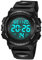 Digital Uhren für Kinder Jungen - 5 ATM Wasserdicht Sports Outdoor Digitaluhren Kinder Silikon Armbanduhr mit Wecker/Stoppuhr/LED-Licht/Stoßfest/Datum,Elektronische Kinderuhren