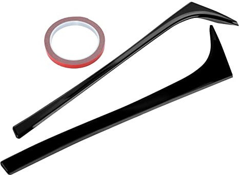 Heckspoiler golf 7, 2 Stück Heckscheibe Seiten Spoiler Kleber für Go-lf 7 MK7 2014-2018 Auto Karosserie Heckspoiler Modifizierte Stoßstange Canard Diffusor Spoiler Lip Splitter Seitenflügel Aufkleber