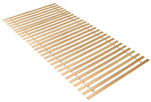 Gimisgu Rollrost Premium Lattenrost 90x200cm Rolllattenrost für Ihr Bet 28 holzlatten Bettrost fertig montiert Rollroste Holzlatten Latten Rost