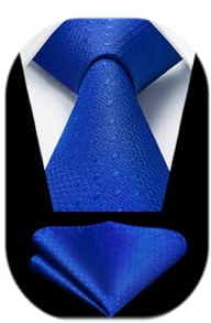 Enlision Corbatas para Hombre y Pañuelo Comprobar Raya Hombres Corbata & Plaza Bolsillo Conjunto para Boda Fiesta Clásico de Business Corbata