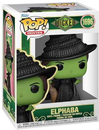 Funko Pop! Movies: Wicked - Elphaba - Vinyl-Sammelfigur - Geschenkidee - Offizielle Handelswaren - Spielzeug Für Kinder und Erwachsene - Movies Fans - Modellfigur Für Sammler und Display