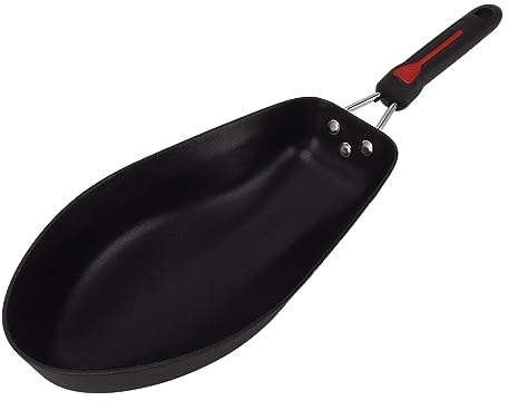 Gernie 3D Fish Shaped Non Stick Frying Pan, Stainless Steel Oval Skillet for Kitchen & Camping, Heat Evenly, Easy to Clean