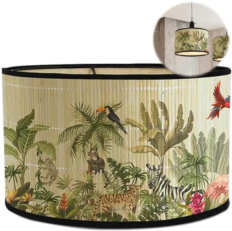 Hengrongshen Pantalla de lámpara, lámpara colgante, diámetro 30 cm, pantallas para lámpara de mesa, decoración del hogar, lámpara de pie para mesa, suelo y lámparas colgantes (verde claro)