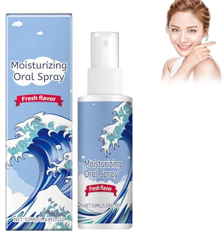 Spray oral para el cuidado de la boca fresca, spray oral calmante para el cuidado bucal calmante, spray bucal hidratante para la sequedad de boca, refrescante para el mal aliento, reduce la sensación