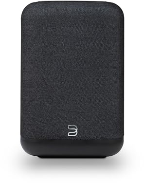 Bluesound Pulse Flex - Altavoz inalámbrico Bluetooth de alta resolución todo en uno, AirPlay 2, Spotify Connect, Alexa Skills, altavoz de audio multihabitación, color negro/carbón