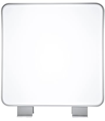 Caja de luz LED publicitaria de doble cara, caja de publicidad luminosa 60 x 60 cm, resistente al agua IP65, 1600 lm, 10000 K, acrílico blanco, publicidad luminosa para supermercado, cafetería, larga