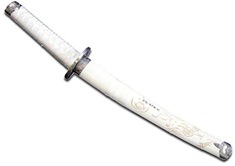 S A S Katana Ornamentale Non AFFILATA Corta Bianca Tanto (ZS 574C)