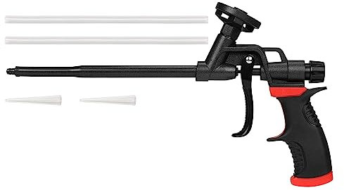 Isolbau TEFLON Schaumpistole 130 BOX Bauschaumpistole Montageschaumpistole Bauschaum Schwarz Pistolenschaum Montageschaum PU Schaum Pistolenreinieger Reiniger