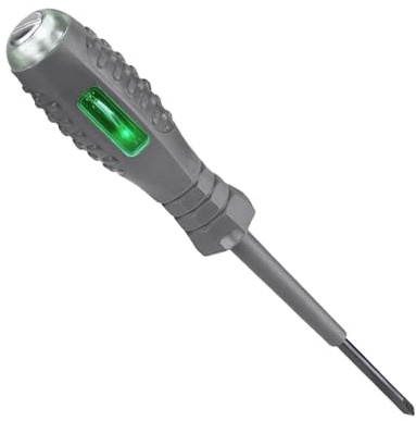 Penna Del Tester Di Tensione - Strumento Cacciavite Della Prova 2 In 1 Cacciavitore Visualizzazione Luce Per Il Rilevamento 'elettricità Garage, Scuola
