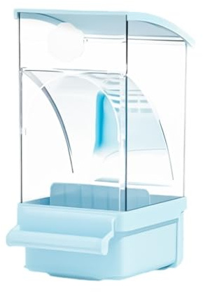 Mangeoire amovible pour perroquets avec récipient de nourriture de grande capacité, design anti-déversement, distributeur de nourriture pour calopsittes perruches