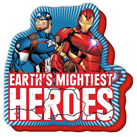 Avengers Kissen mit Form 35 cm Velour, Mehrfarbig, Einheitsgröße